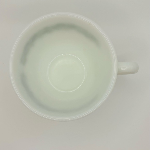 Vintage Pyrex Crazy Daisy Spring Blossom Green Milk Glass Cups Set of 6! - Picture 3 of 16